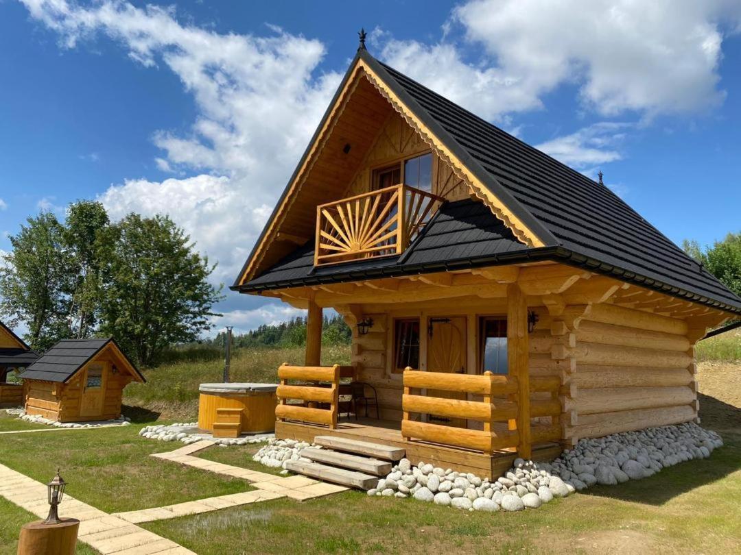 Domki Gorce Klikuszowa- Sauna, Jacuzzi Exterior photo